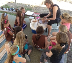 brownie troupe demo
for potter badge in Ashland, MA