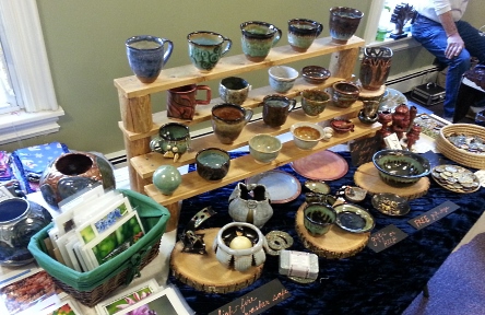 debra griffin, pottery sale, roots and wings artisan market 2016, Natick, MA